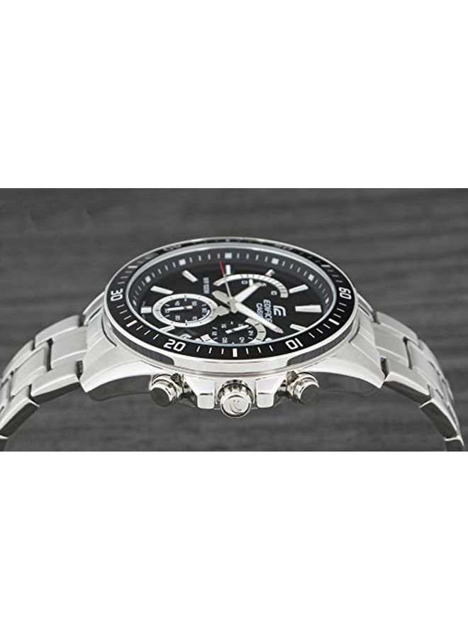 CASIO Men's Edifice Analog Watch EFR-552D-1AV - 53 mm - Silver - Image 3