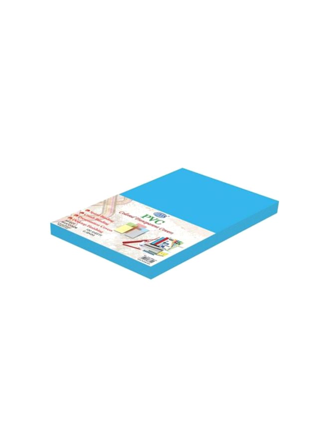 FIS 100-Piece A4 Binding Sheet Set Blue