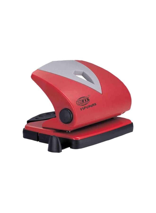 إف اي أس  مثقاب مزود بثقبين رمادي / أحمر / أسود