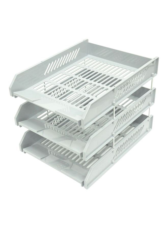 إف اي أس  درج ترتيب الملفات مكون من 3 طبقات رمادي