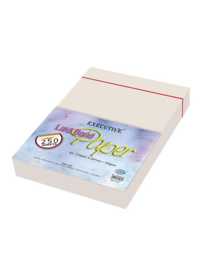 FIS 250-Piece A4 Executive Laid Bond Paper Set - Image 1