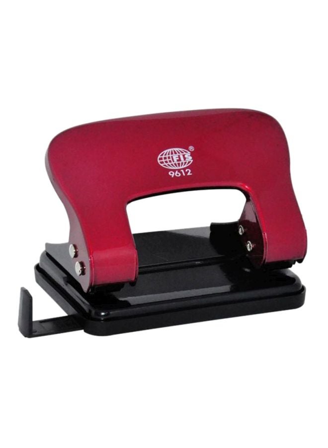 FIS 2-Hole Universal Punch Machine red/black