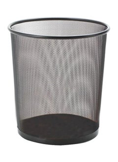 FIS Wire Mesh Metal Waste Bins Black 