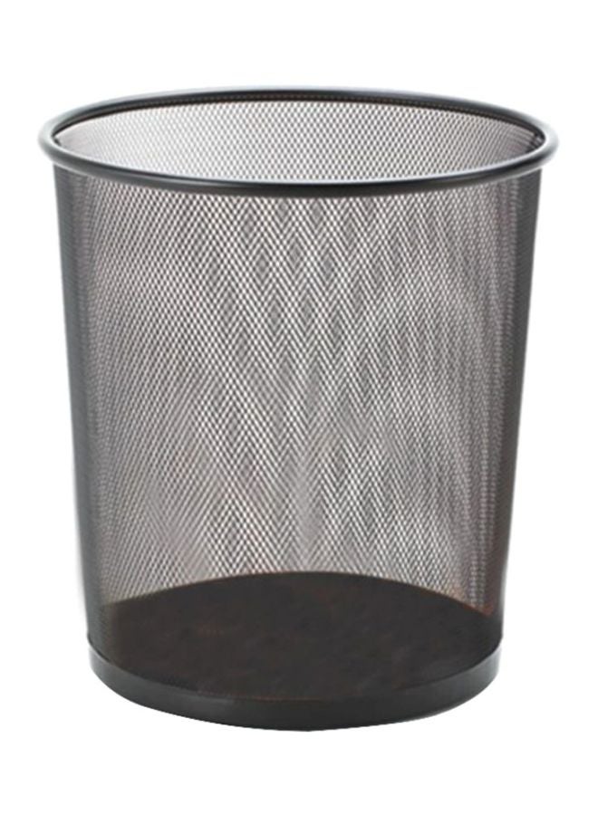 FIS Wire Mesh Metal Waste Bins Black