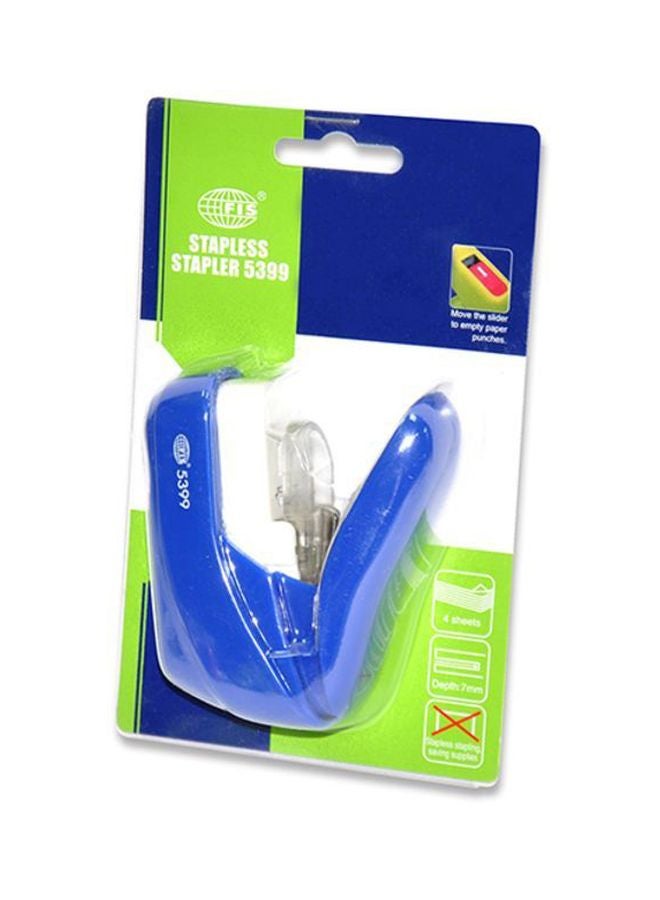 إف اي أس  دباسة من البلاستيك للمكتب أزرق/ أبيض - Image 2