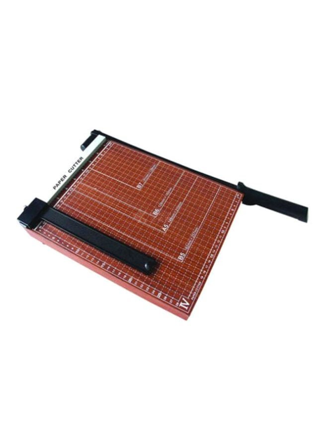 إف اي أس  قطاعة أوراق سعة 15 ورقة مقاس B5 مصنوعة من الخشب بني/أسود - Image 1