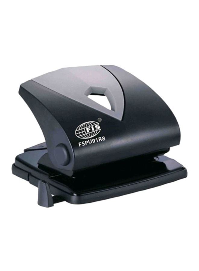 إف اي أس  خرامة ورق بثقبين سعة 16 ورقة أسود/ رمادي/ أبيض