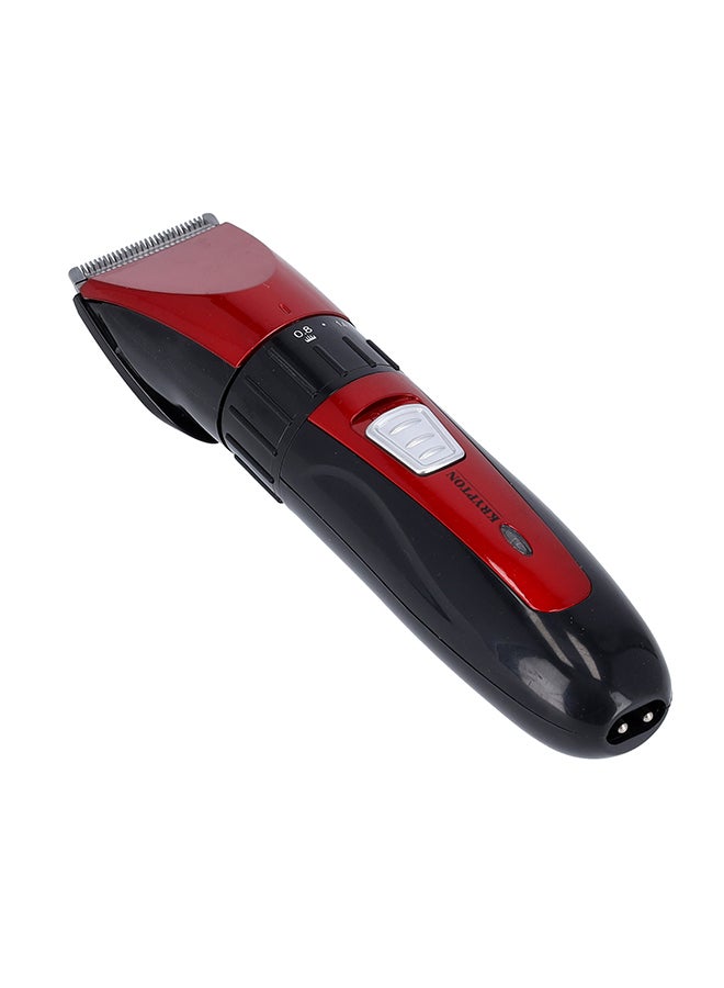 KRYPTON Rechargeable Trimmer Red/Black 16.5cm  - Image 1
