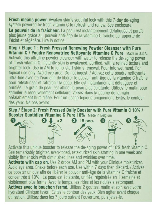 CLINIQUE - Pack of 4 Fresh Pressed Booster with 10% Pure Vitamin C - Image 1