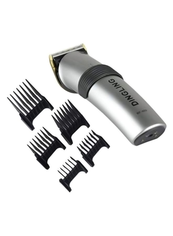 DINGLING Professional Electric Hair Clipper With Blades Silver/Black  - Image 1