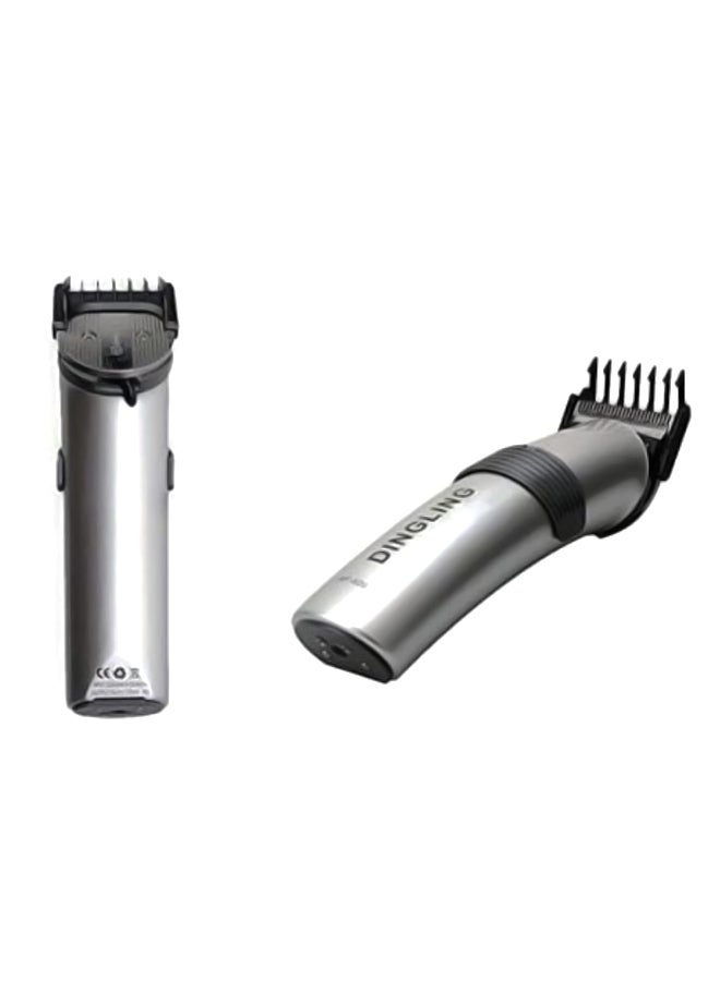 DINGLING Professional Electric Hair Clipper With Blades Silver/Black  - Image 4