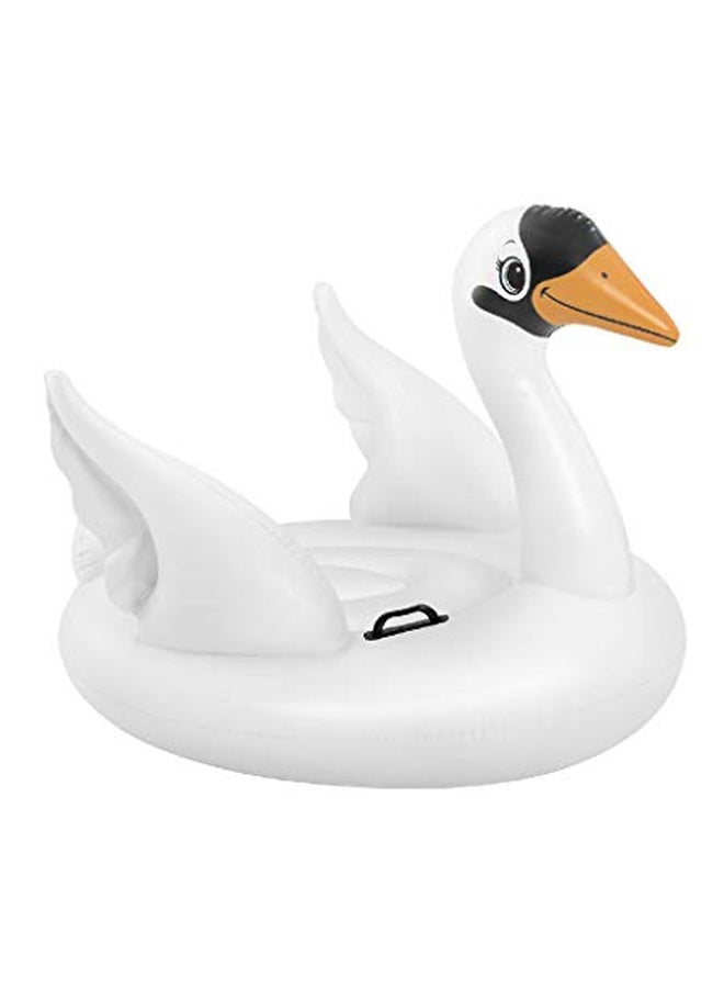 انتكس عوامة حوض سباحة للركوب قابلة للنفخ على شكل بجعة طراز 57557 - Image 1