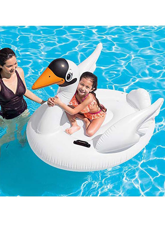 انتكس عوامة حوض سباحة للركوب قابلة للنفخ على شكل بجعة طراز 57557 - Image 3