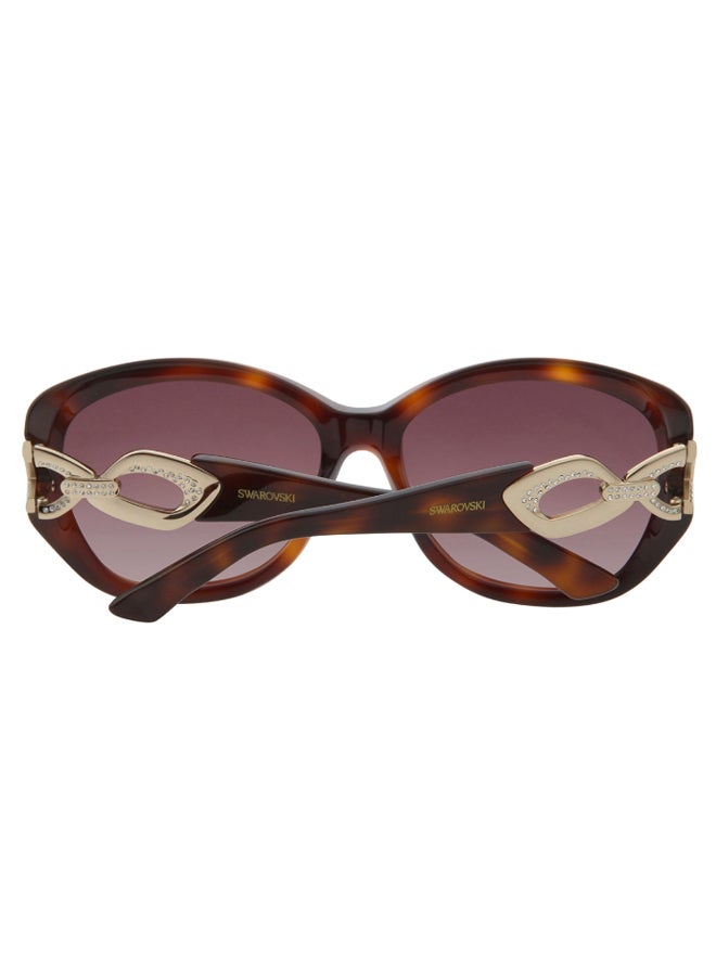 SWAROVSKI Women's Full Rimmed Oval Sunglass - Lens Size: 59 mm  - Image 5