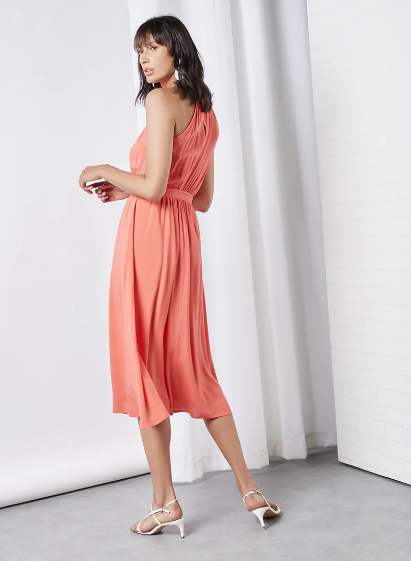 trendyol Tie Waist Dress Red