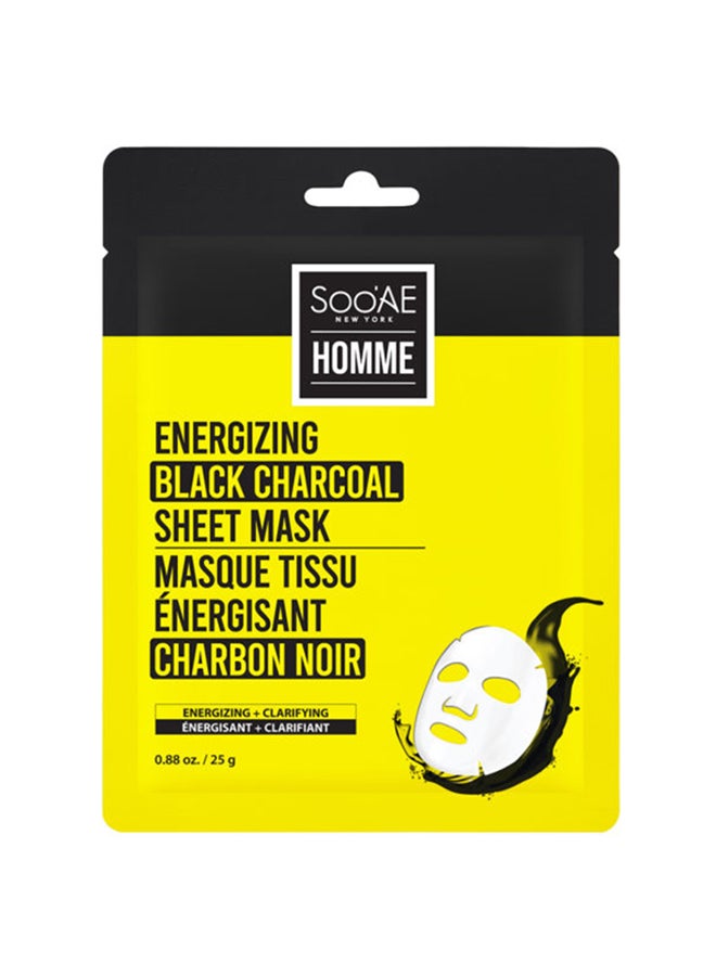 Energizing Black Charcoal Sheet Mask 25grams