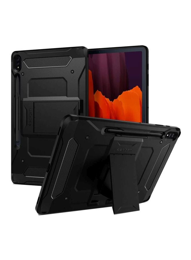 Tough Armor Pro Case Cover for Samsung Galaxy Tab S8 PLUS (2022) / Tab S7 PLUS (2020) with S Pen Holder - Black