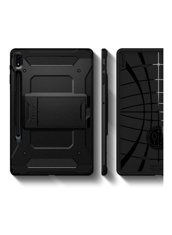 Tough Armor Pro Case Cover for Samsung Galaxy Tab S8 PLUS (2022) / Tab S7 PLUS (2020) with S Pen Holder - Black