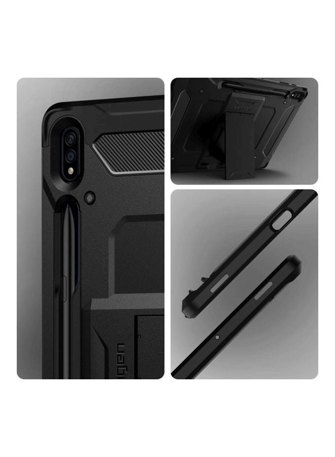 Tough Armor Pro Case Cover for Samsung Galaxy Tab S8 PLUS (2022) / Tab S7 PLUS (2020) with S Pen Holder - Black