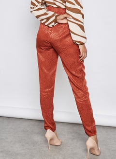 trendyol Leopard Print Pants Brick  - Image 3