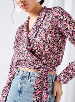 Floral Cropped Top Pink/Black/White - v1599938864/N39911826V_4