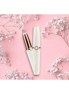SONASHI 2-Piece Fabulous Facial And Brows Epilator Set SLD-822 + SLD-823 Bundle White/Rose Gold  - Image 3