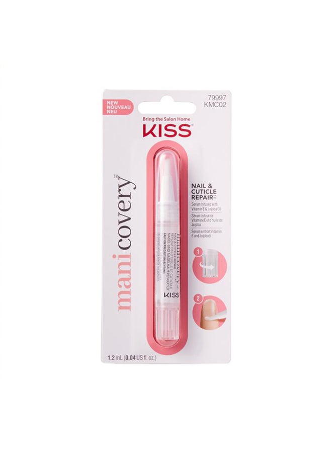KISS Manicovery Nail And Cuticle Repair Pen Clear 1.2ml 