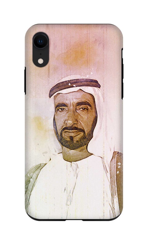 Protective Case Cover For Apple iPhone Xr The Wise Sheikh Zayed