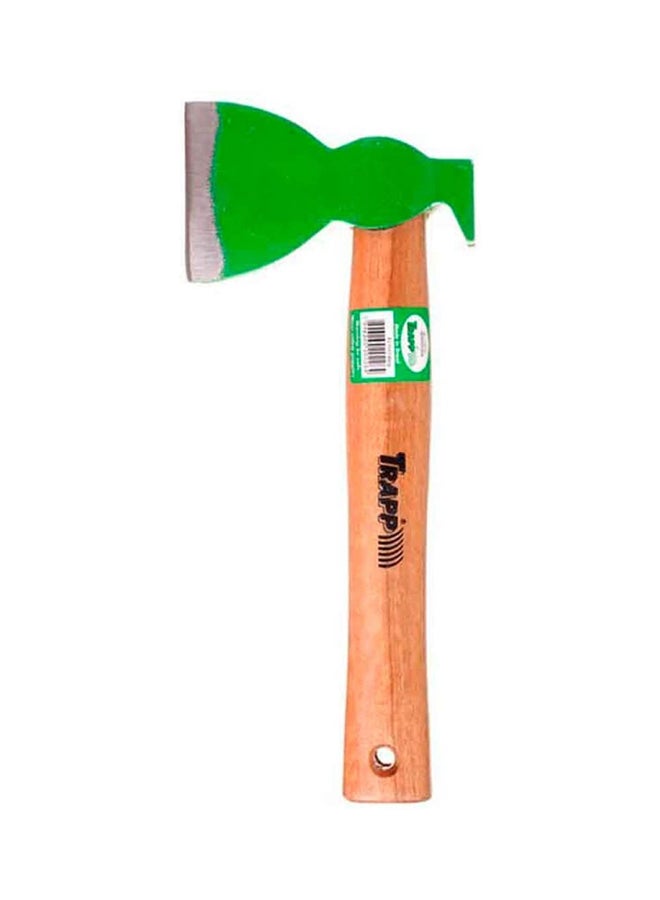 Trapp Hand Axe / Garden Hatchets with Wooden Handle Beige/Silver/Green  - Image 1
