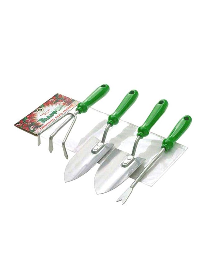 Trapp 4-Piece Garden Hand Tool Set Green/Silver  - Image 1
