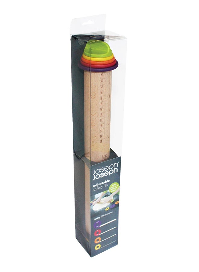 Joseph Joseph Adjustable Rolling Pin Beige 48.06 x 29.46cm  - Image 2