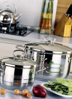 Korkmaz Stainless Steel Cooking Pot Silver 36.2 x 21.59cm  - Image 2