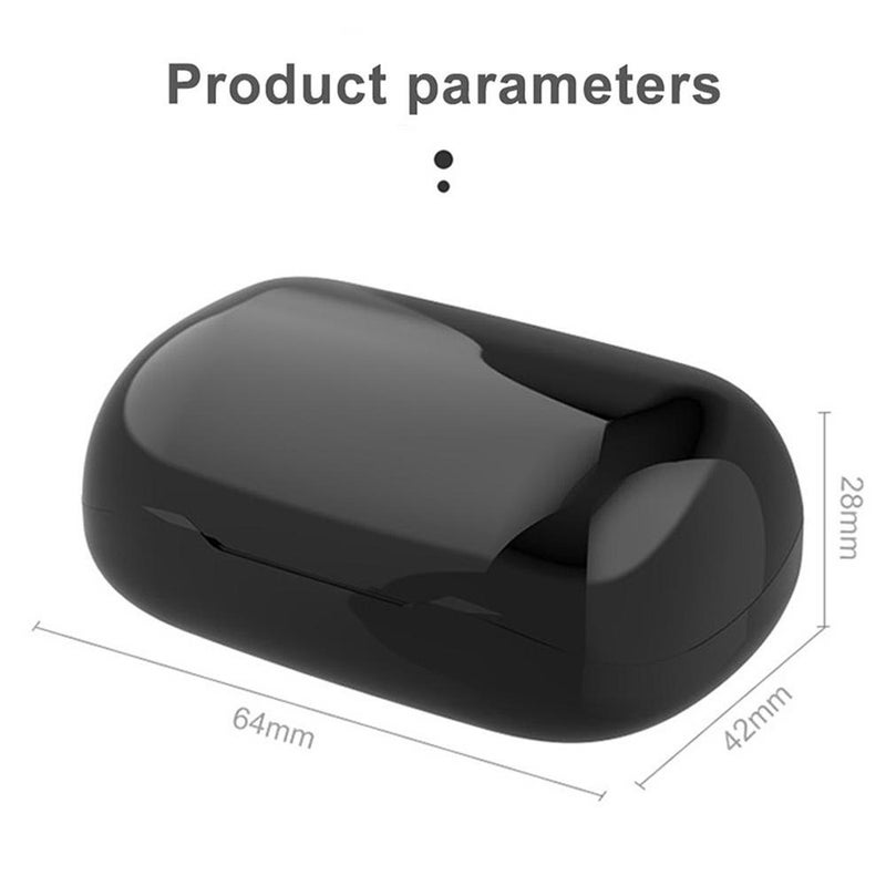 Generic Bluetooth In-Ear Earbuds With Charging Case Black  - Image 4