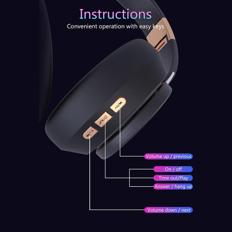 Bluetooth Over-Ear Headphones With Mic - Image 5