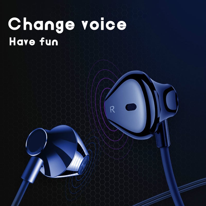 Generic Wired In-Ear Type-C Earphones With Mic Black  - Image 4
