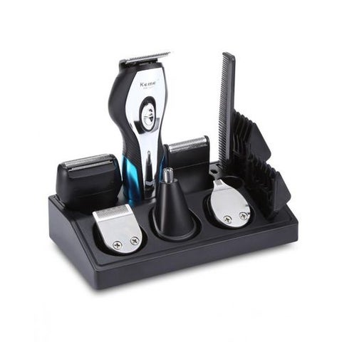 KM-5031 11 in 1 Electric Hair Clipper Kit Multicolour One Size