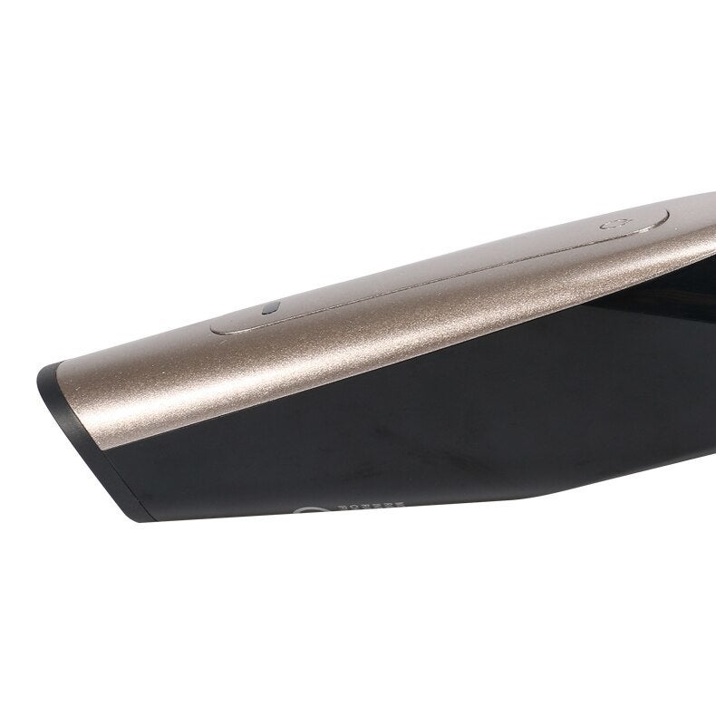 Kemei Rechargeable Two Way Hair Clipper White/Black 15×4cm - Image 2