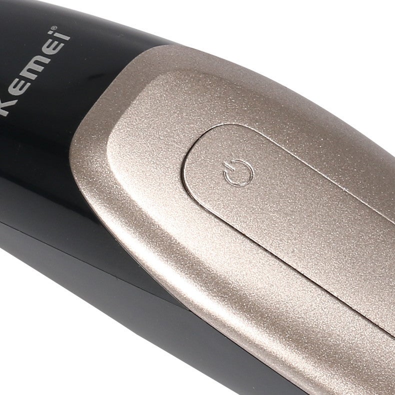 Kemei Rechargeable Two Way Hair Clipper White/Black 15×4cm - Image 3