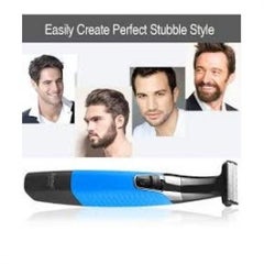 Kemei KM-1910 6-Piece One Blade Face Shaver Set Black/Blue One Size  - Image 3