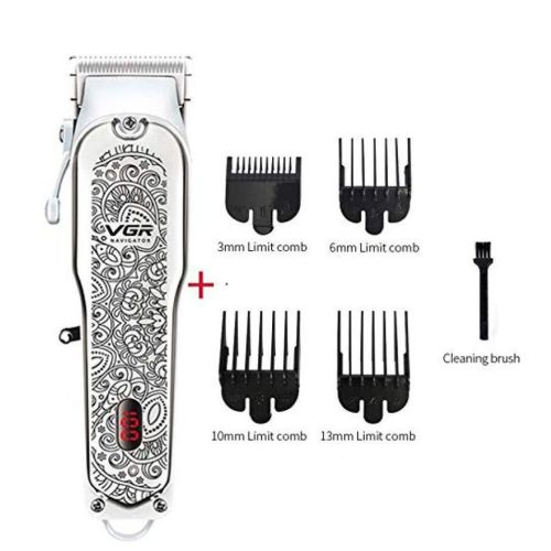VGR V-116 Rechargeable Hair Shaver Silver One Size - Image 2