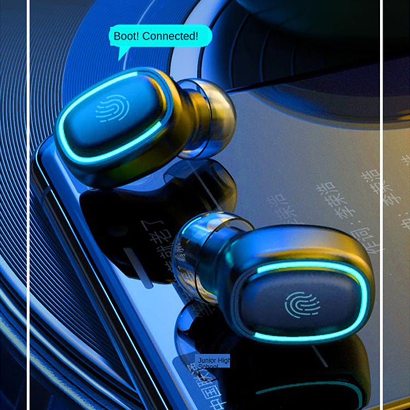 Generic - True Wireless In-Ear Earbuds With Charging Case Black - Image 1