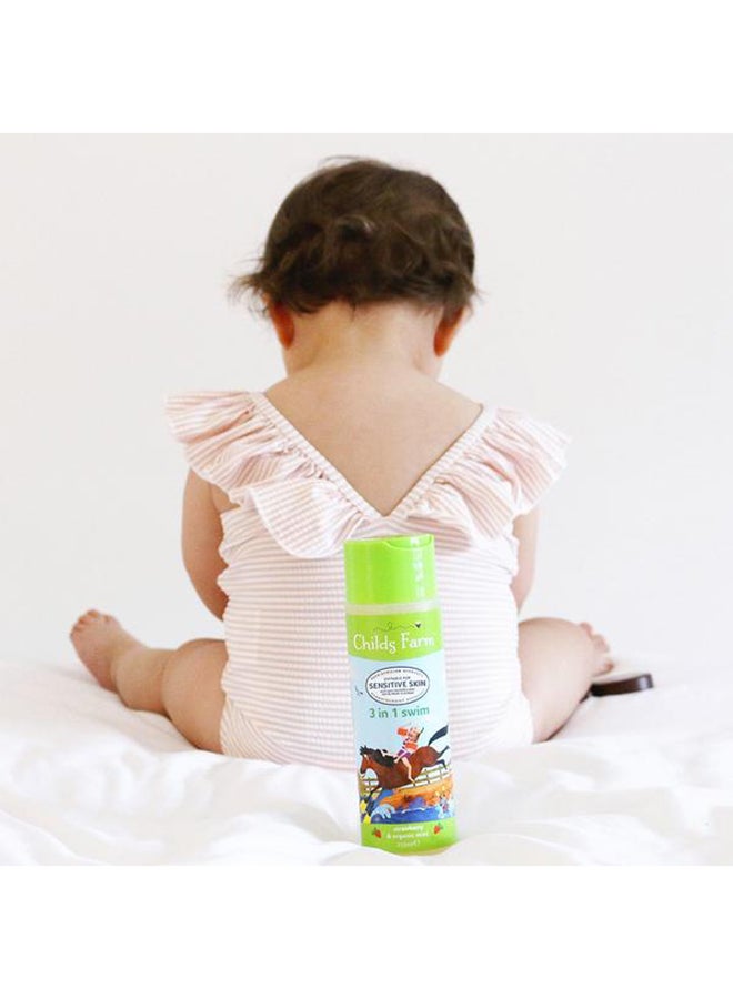 Childs Farm - 3-In-1 Swim Strawberry And Organic Mint Body Wash For Sensitive Skin - 250 ml - Image 1