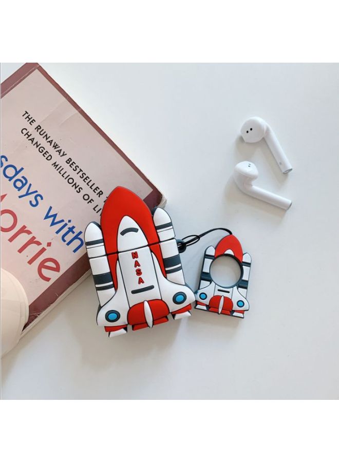 Beauenty Rocket Design Charging Case For Apple AirPods 1/2 Red/White/Black - Image 2