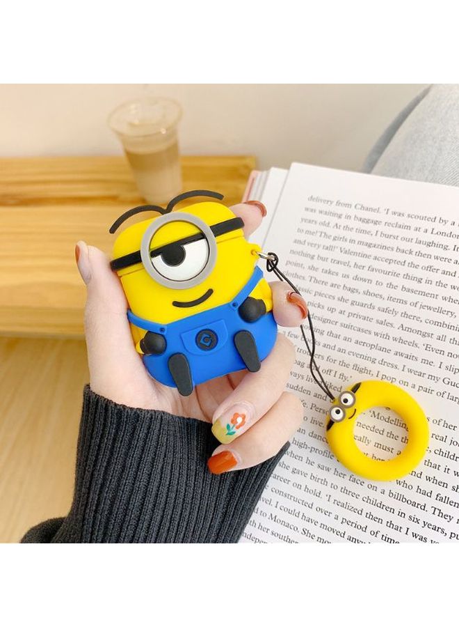 Beauenty - Protective Charging Case For Apple AirPods 1/2 Blue/Yellow/Black - Image 1