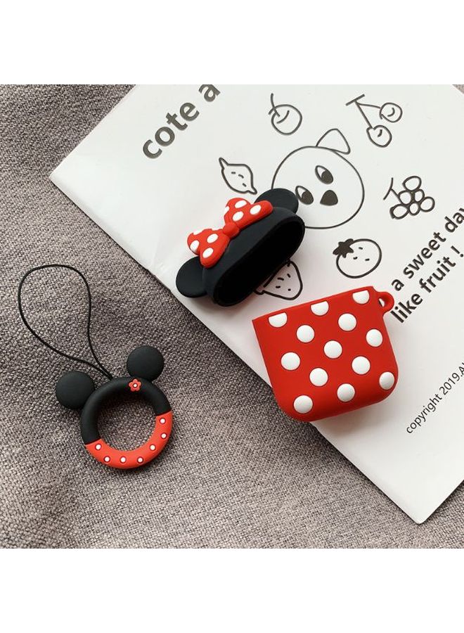 Beauenty Protective Charging Case For Apple AirPods Pro Black/Red/White - Image 2