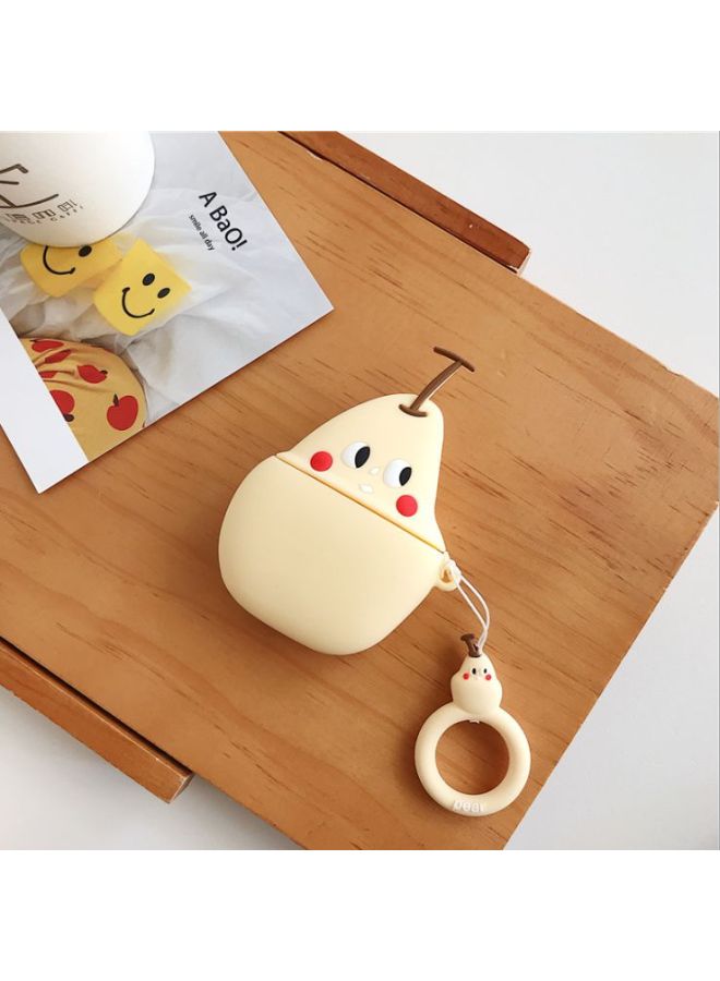 Beauenty Fruit Emoji Design Charging Case For Apple AirPods 1/2 White/Red/Brown - Image 2
