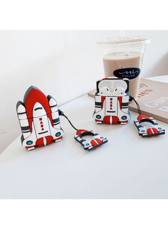 Beauenty Rocket Design Charging Case For Apple AirPods 1/2 Red/White/Black - Image 4