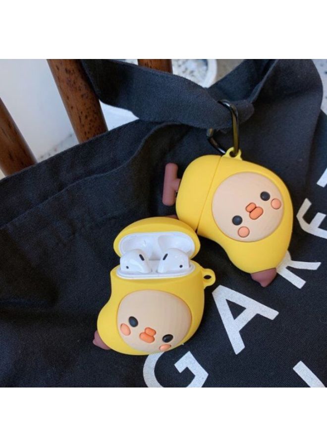 Beauenty Banana Design Charging Case For Apple AirPods 1/2 Yellow/Beige/Brown - Image 2