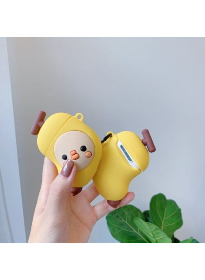 Beauenty Banana Design Charging Case For Apple AirPods 1/2 Yellow/Beige/Brown - Image 3