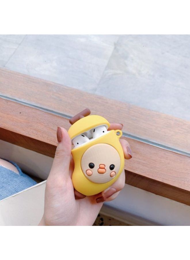 Beauenty Banana Design Charging Case For Apple AirPods 1/2 Yellow/Beige/Brown - Image 4